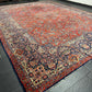 Orientteppich handgeknüpft antik naturfarben Keschan 426x320 cm