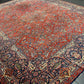 Orientteppich handgeknüpft antik naturfarben Keschan 426x320 cm