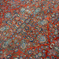 Orientteppich handgeknüpft antik naturfarben Keschan 426x320 cm