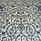 Orientteppich handgeknüpft Nain mit Seide 207x120 cm