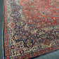 Orientteppich handgeknüpft antik naturfarben Keschan 426x320 cm