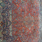 Orientteppich handgeknüpft antik naturfarben Keschan 426x320 cm