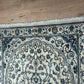 Orientteppich handgeknüpft Nain mit Seide 207x120 cm