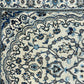 Orientteppich handgeknüpft Nain mit Seide 207x120 cm