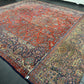 Orientteppich handgeknüpft antik naturfarben Keschan 426x320 cm