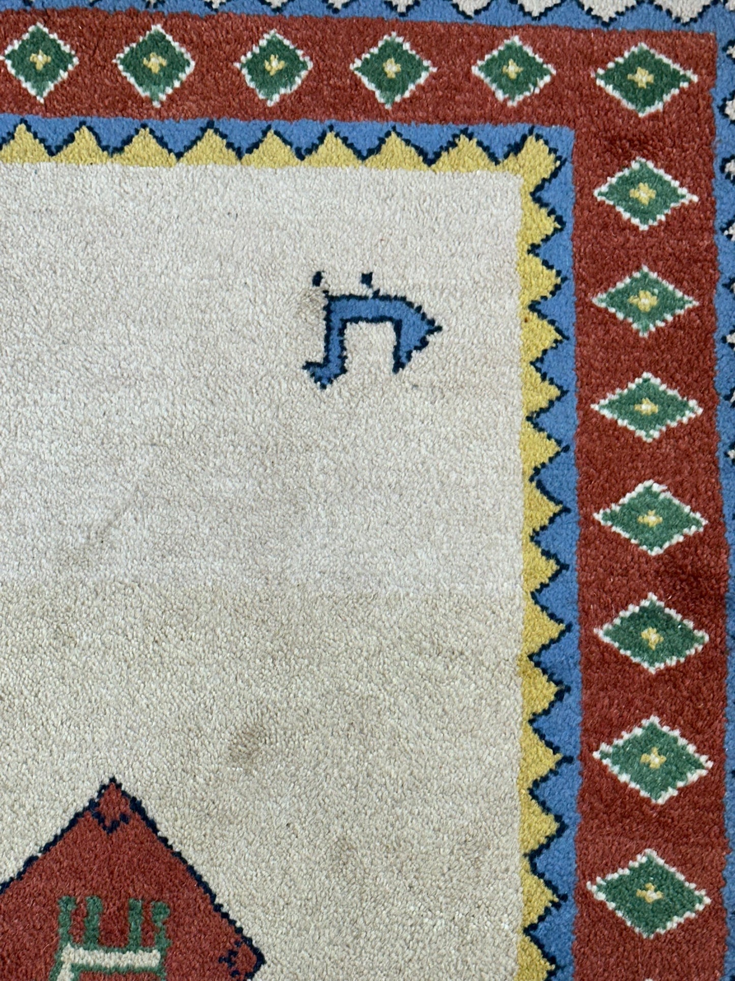 Orientteppich handgeknüpft Gabbeh Indian 155x94 cm