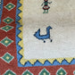Orientteppich handgeknüpft Gabbeh Indian 155x94 cm