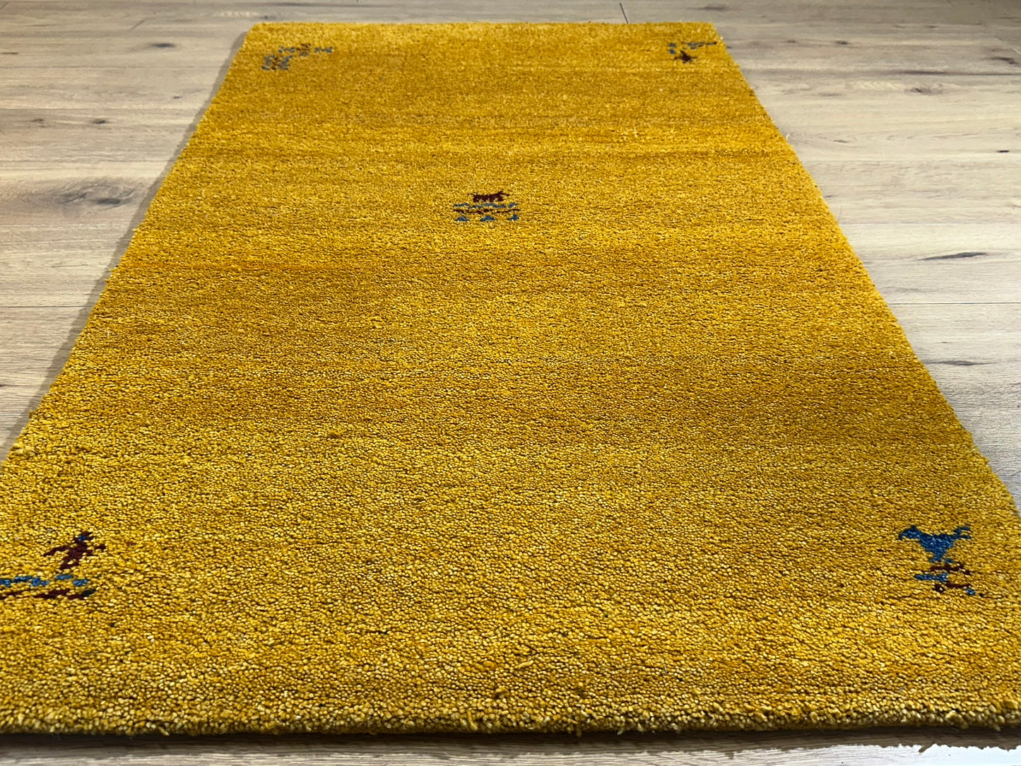 Orientteppich handgeknüpft Gabbeh Indian 150x90 cm