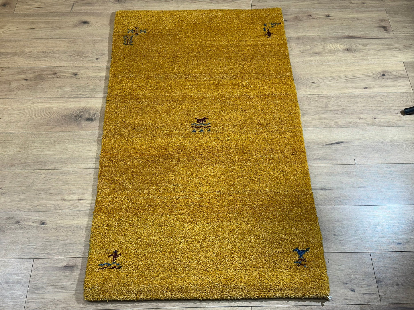 Orientteppich handgeknüpft Gabbeh Indian 150x90 cm