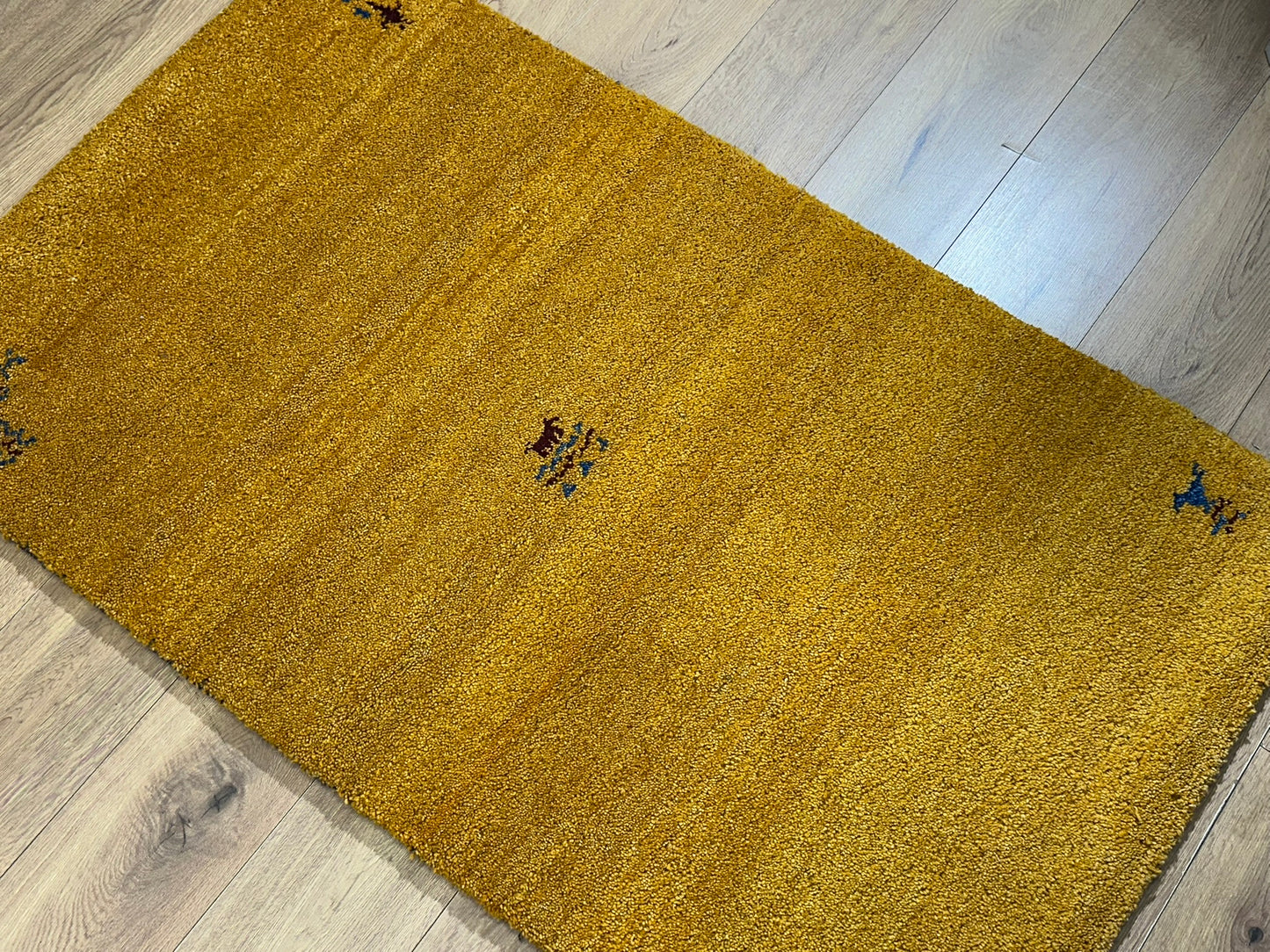 Orientteppich handgeknüpft Gabbeh Indian 150x90 cm