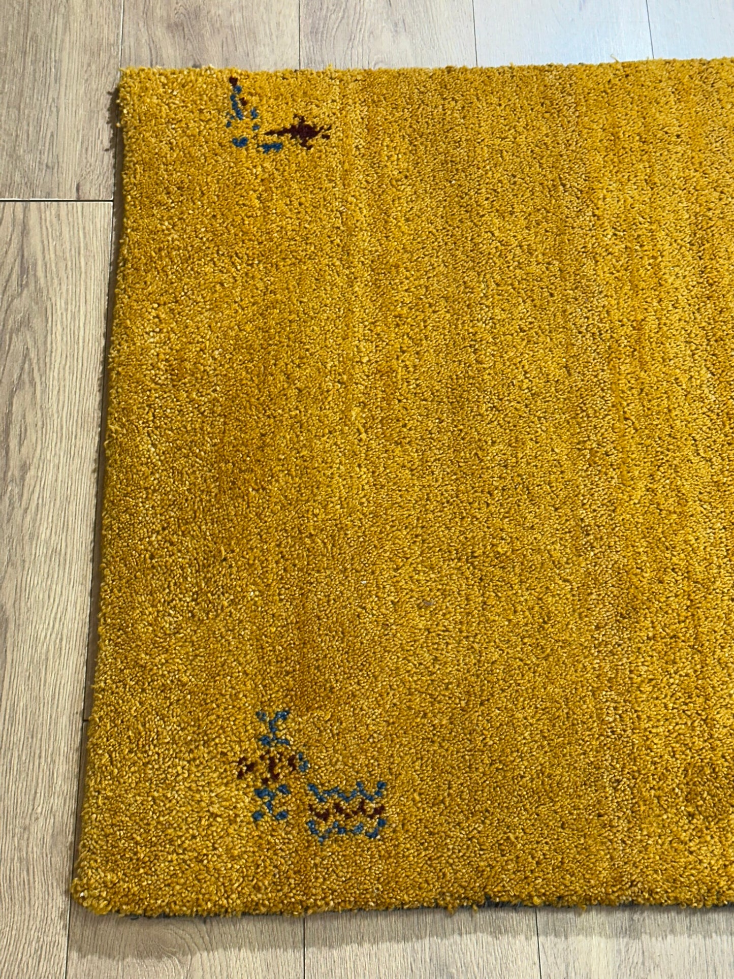 Orientteppich handgeknüpft Gabbeh Indian 150x90 cm