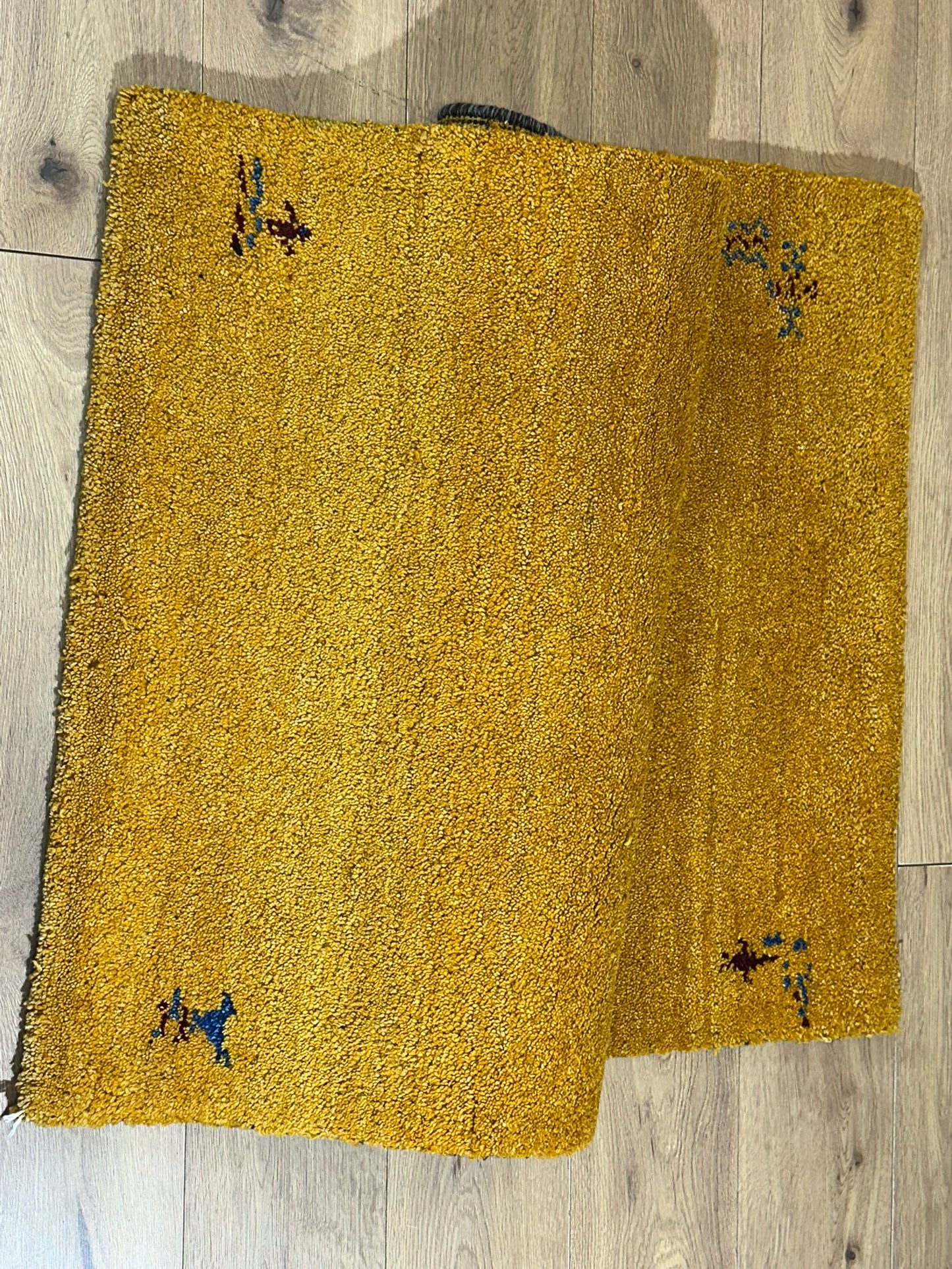 Orientteppich handgeknüpft Gabbeh Indian 150x90 cm