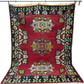 Orientteppich handgeknüpft 270x207cm antik naturfarben Karadga Kelim