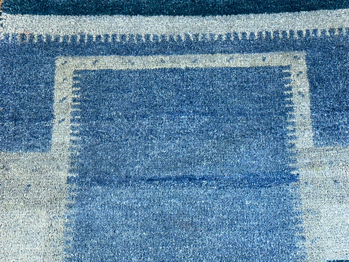 Orientteppich handgeknüpft Gabbeh Indian 140x70 cm