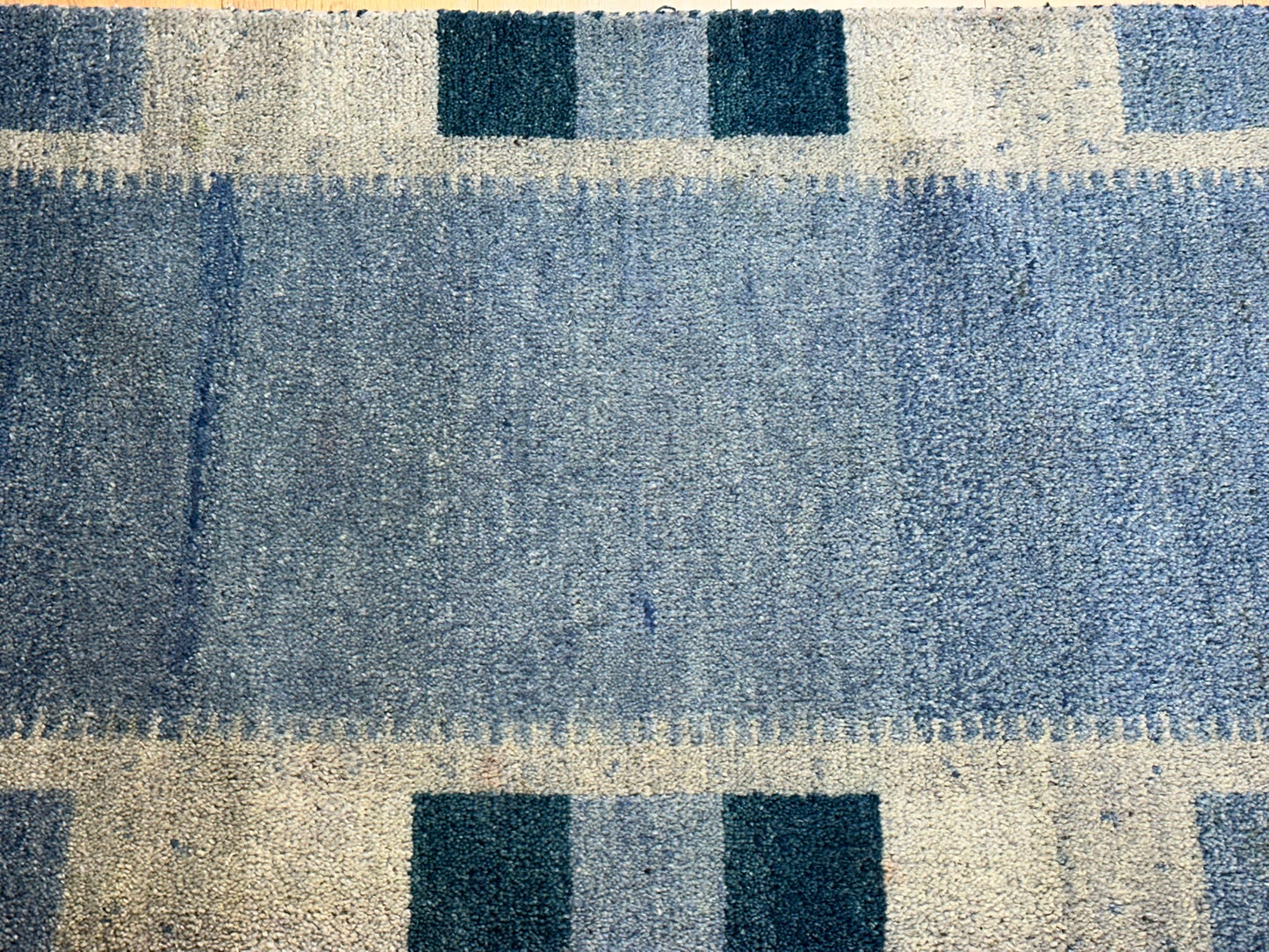 Orientteppich handgeknüpft Gabbeh Indian 140x70 cm