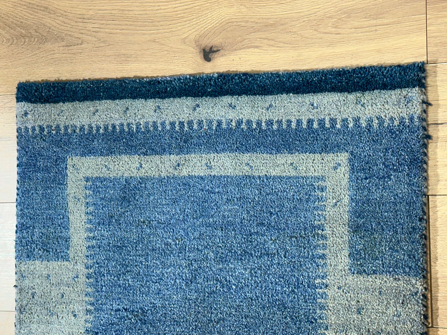 Orientteppich handgeknüpft Gabbeh Indian 140x70 cm