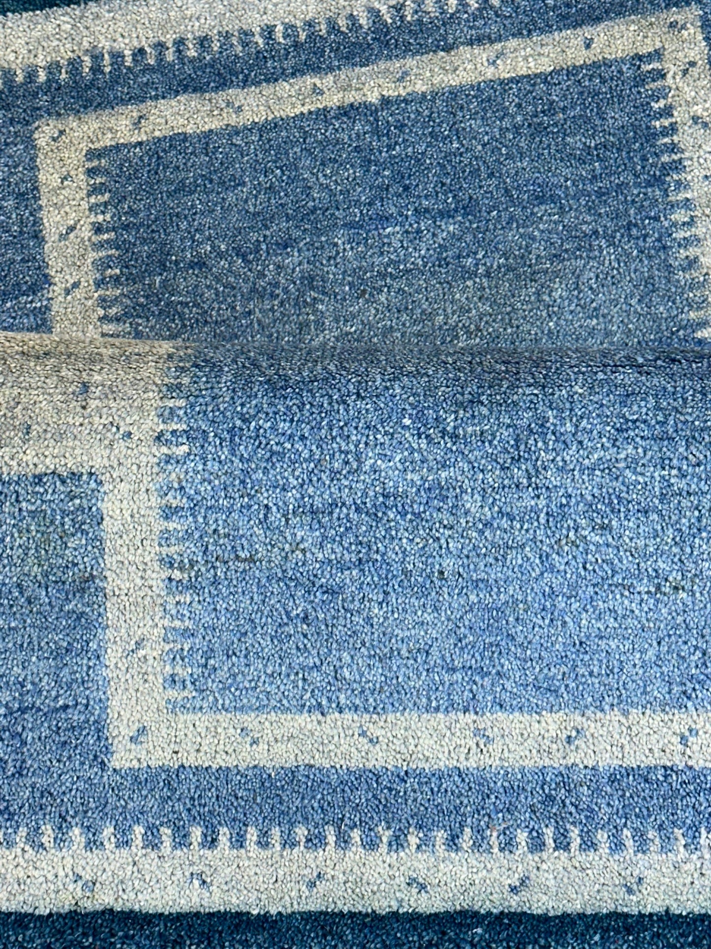 Orientteppich handgeknüpft Gabbeh Indian 140x70 cm