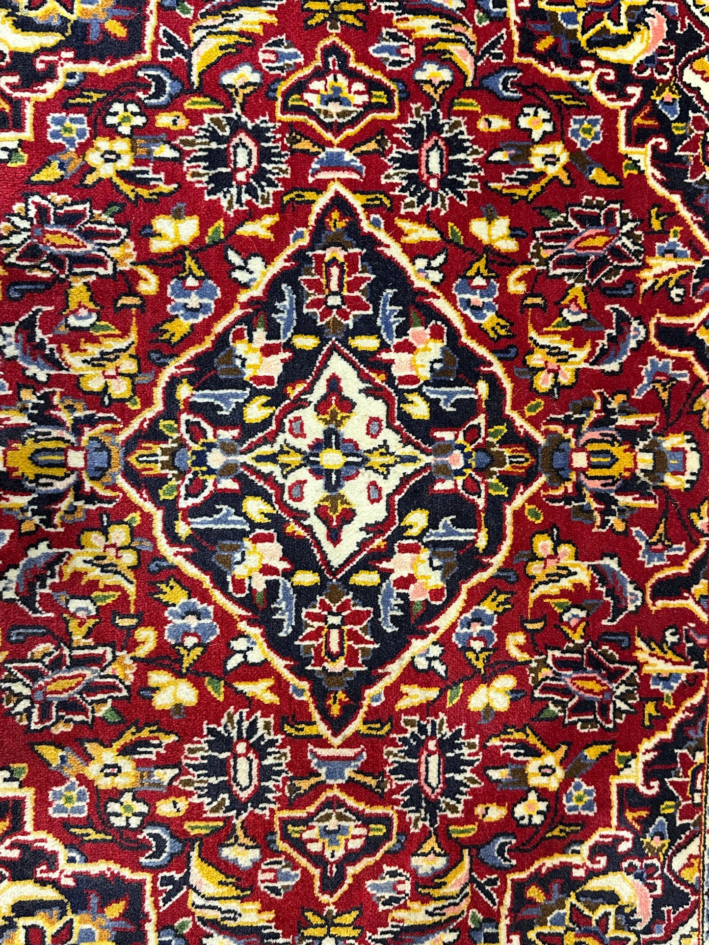 Perser Teppich Keshan Handgeknüpft aus hochwertiger Korkwolle 100x70cm