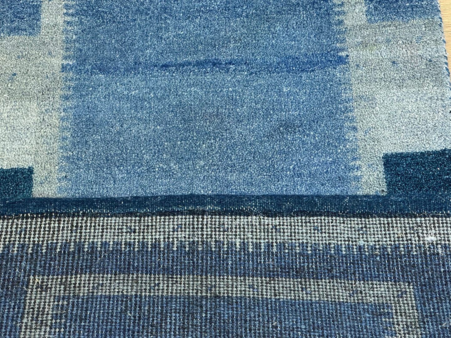 Orientteppich handgeknüpft Gabbeh Indian 140x70 cm