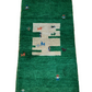 Orientteppich handgeknüpft Gabbeh Indian 137x68 cm