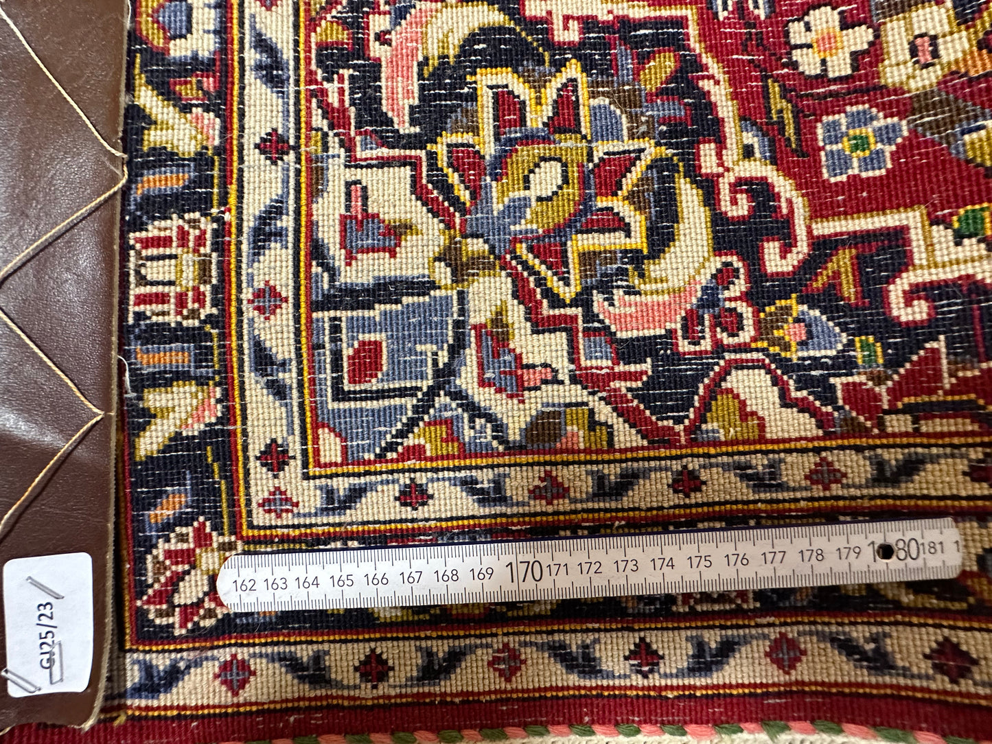 Perser Teppich Keshan Handgeknüpft aus hochwertiger Korkwolle 100x70cm