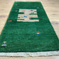 Orientteppich handgeknüpft Gabbeh Indian 137x68 cm