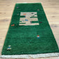 Orientteppich handgeknüpft Gabbeh Indian 137x68 cm