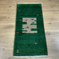 Orientteppich handgeknüpft Gabbeh Indian 137x68 cm