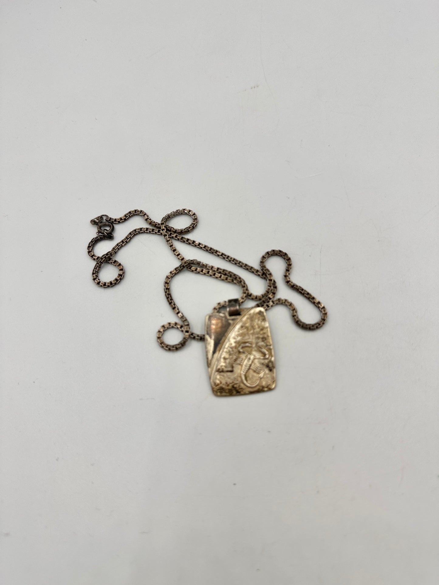 Silber 925 Halskette mit Skorpion-Anhänger
