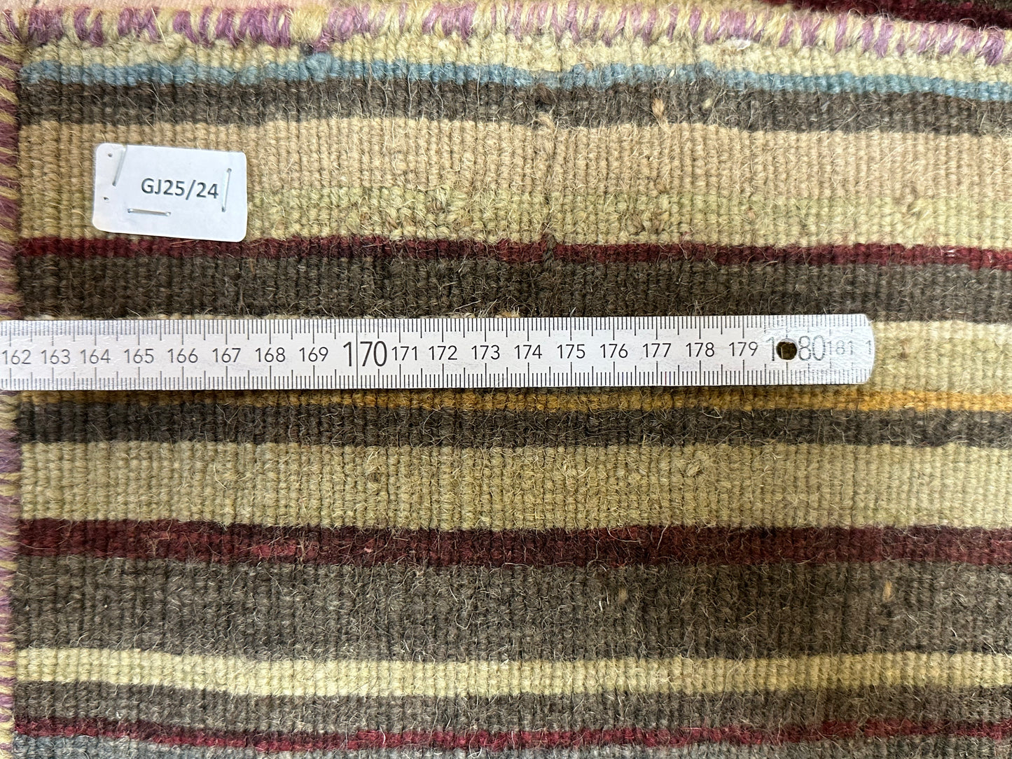 Perser Teppich Gabbeh – Handgeknüpft im modernen Nomadenstil – 142 x 72 cm