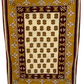 Orientteppich handgeknüpft Gabbeh Indian 182x137 cm