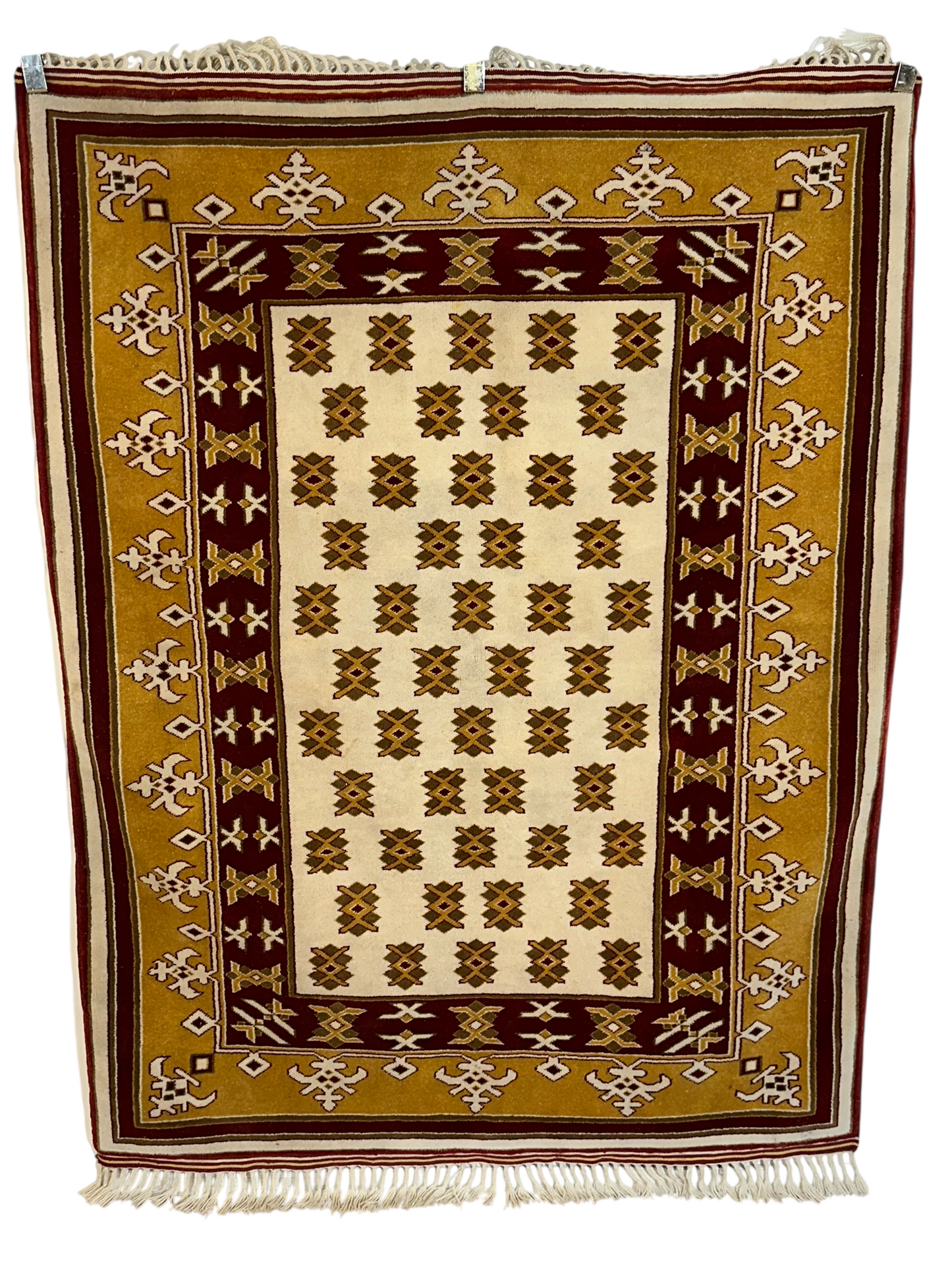 Orientteppich handgeknüpft Gabbeh Indian 182x137 cm