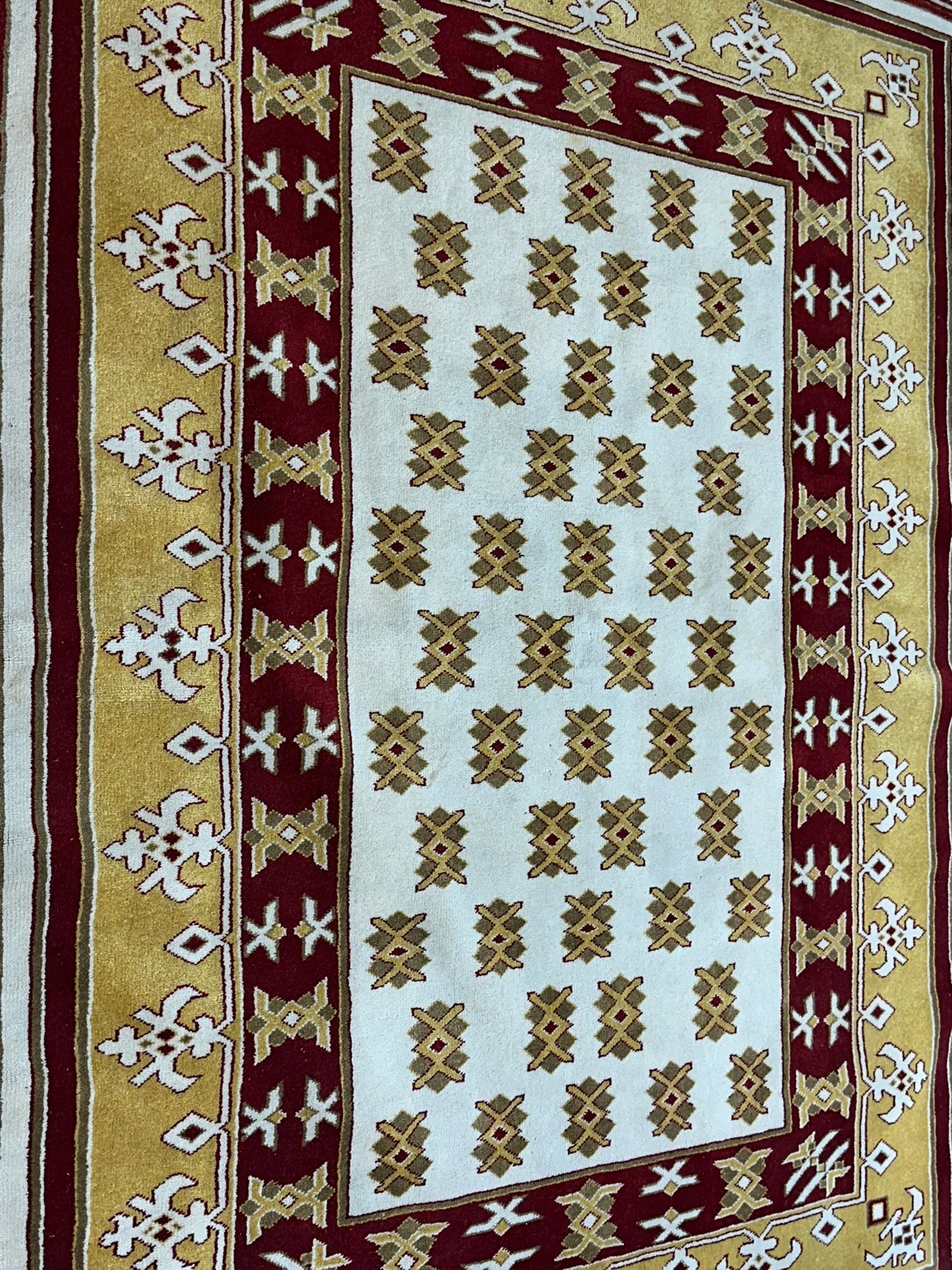 Orientteppich handgeknüpft Gabbeh Indian 182x137 cm