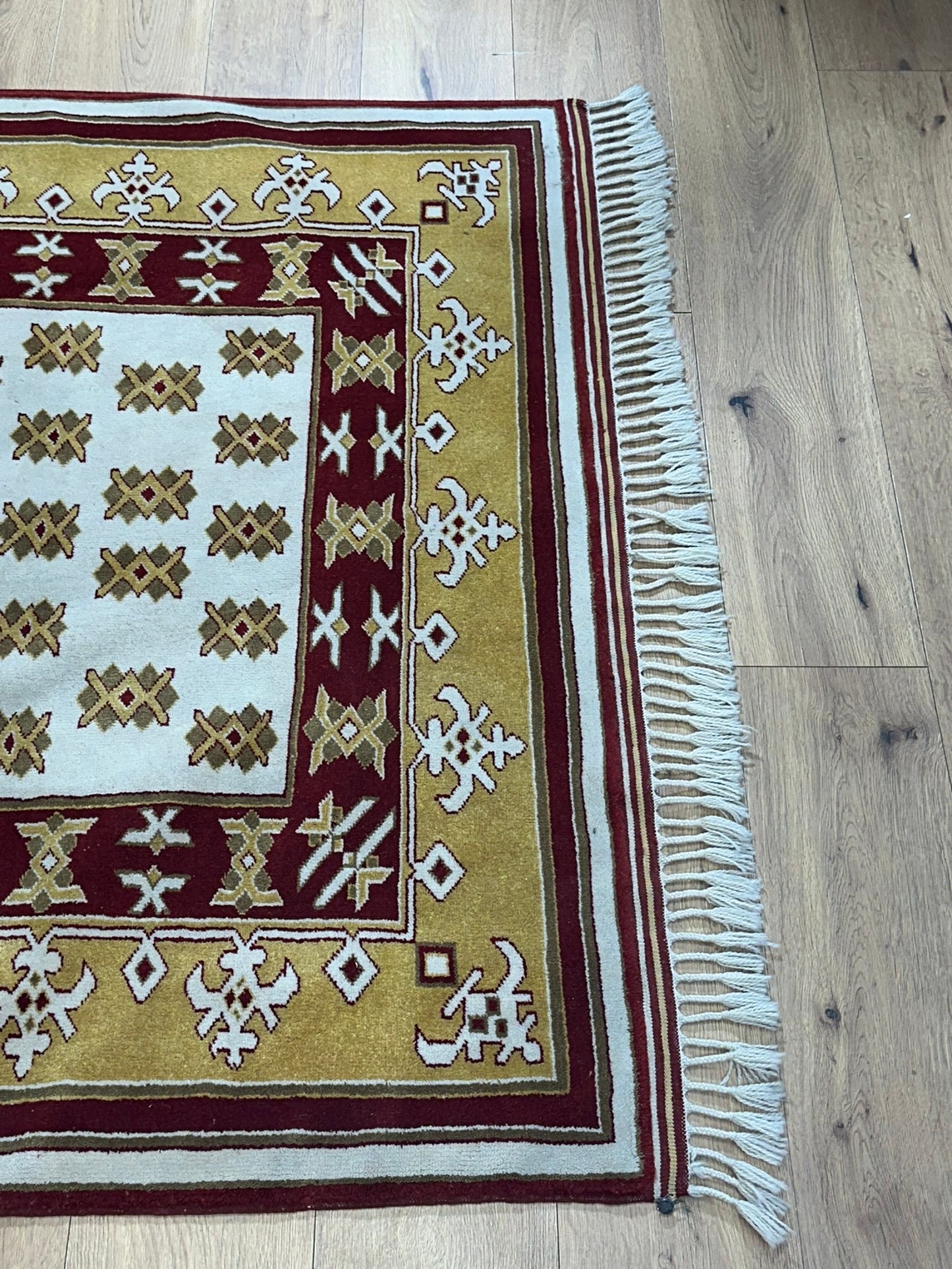 Orientteppich handgeknüpft Gabbeh Indian 182x137 cm