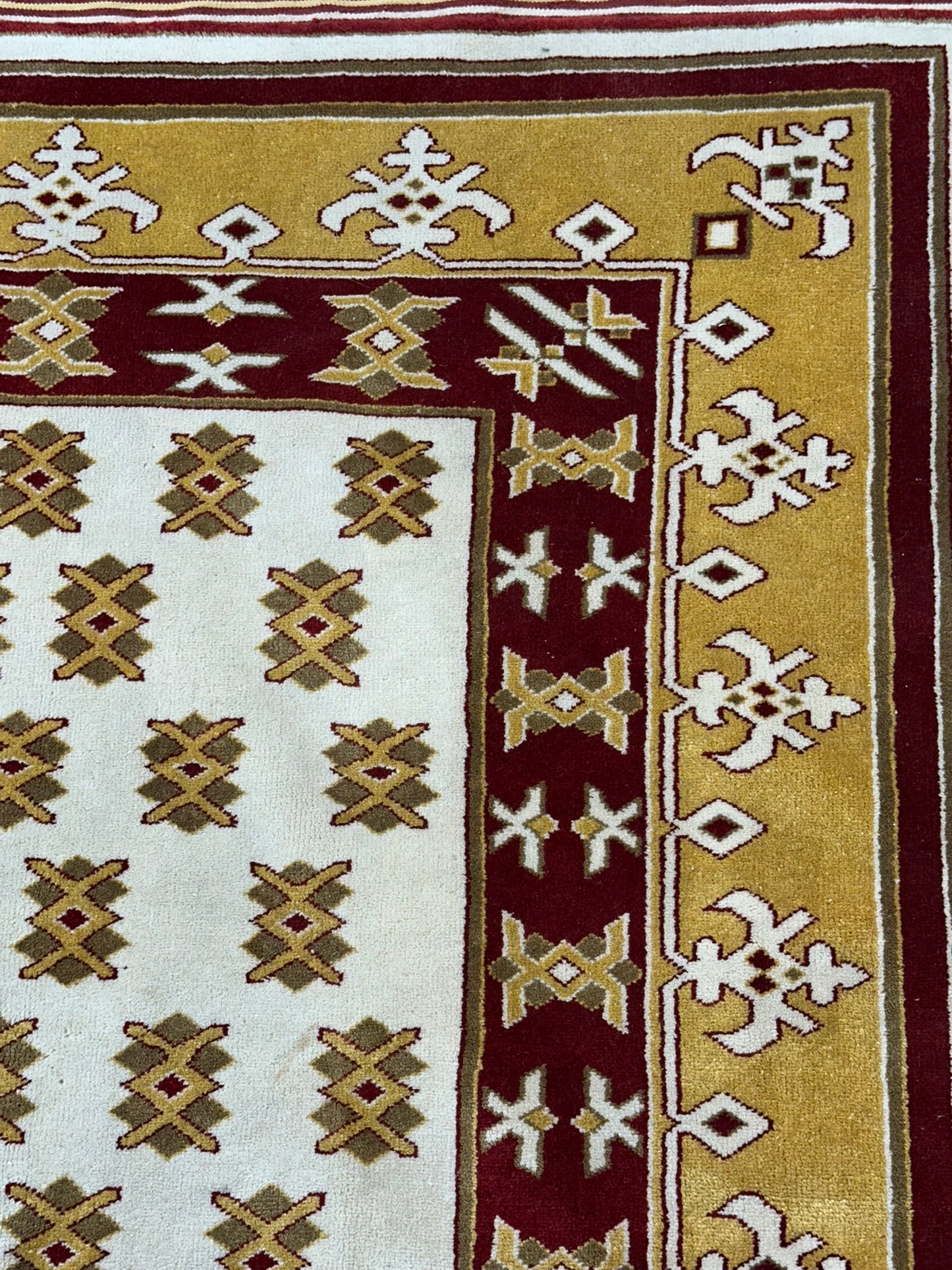 Orientteppich handgeknüpft Gabbeh Indian 182x137 cm