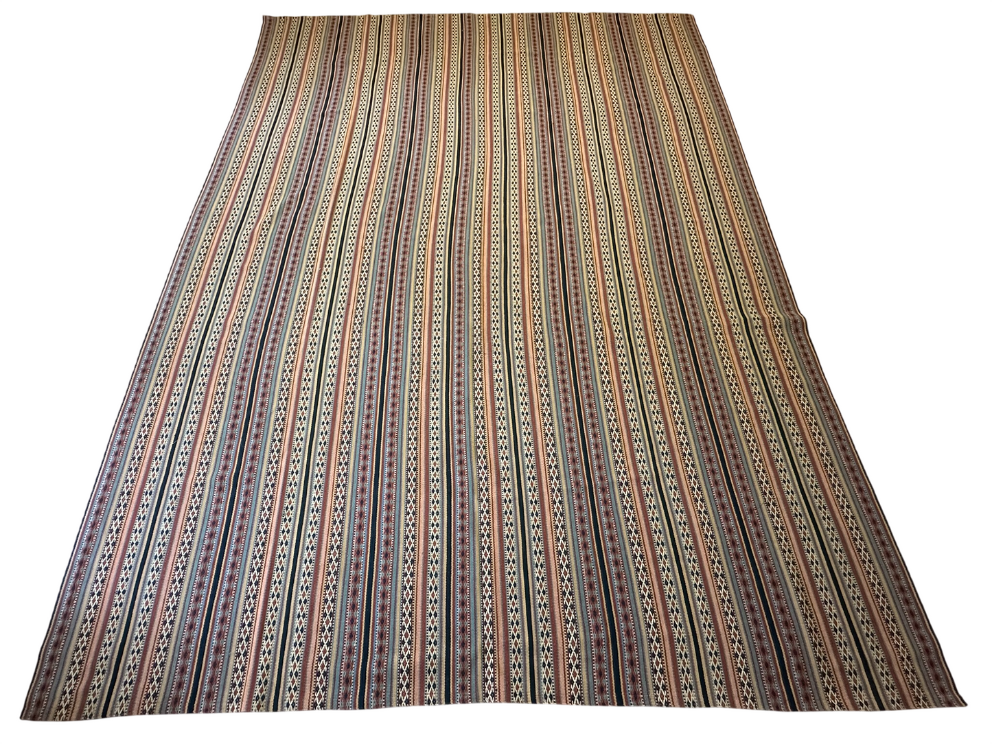 Orientteppich handgeknüpft 352x254 cm antik Naturfarben kelim