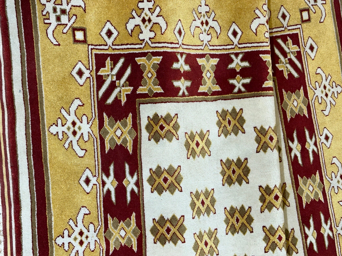 Orientteppich handgeknüpft Gabbeh Indian 182x137 cm