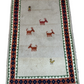 Orientteppich handgeknüpft Gabbeh Indian 150x95 cm