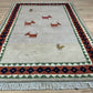 Orientteppich handgeknüpft Gabbeh Indian 150x95 cm