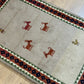 Orientteppich handgeknüpft Gabbeh Indian 150x95 cm