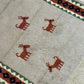 Orientteppich handgeknüpft Gabbeh Indian 150x95 cm
