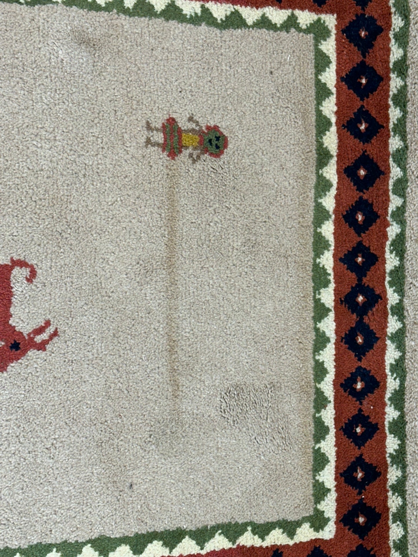 Orientteppich handgeknüpft Gabbeh Indian 150x95 cm
