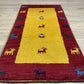 Orientteppich handgeknüpft Gabbeh Indian 122x60 cm