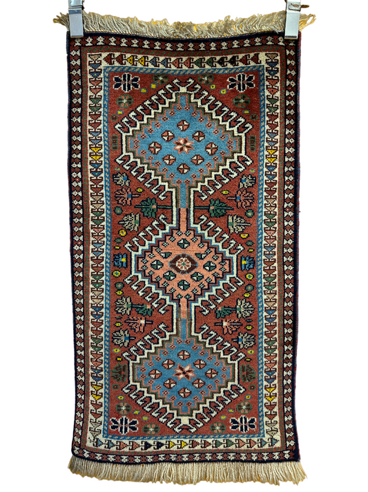 Handgeknüpfter Perser Orientteppich Yalameh 99x54 cm