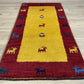 Orientteppich handgeknüpft Gabbeh Indian 122x60 cm