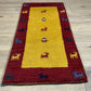 Orientteppich handgeknüpft Gabbeh Indian 122x60 cm