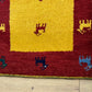 Orientteppich handgeknüpft Gabbeh Indian 122x60 cm