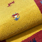 Orientteppich handgeknüpft Gabbeh Indian 122x60 cm