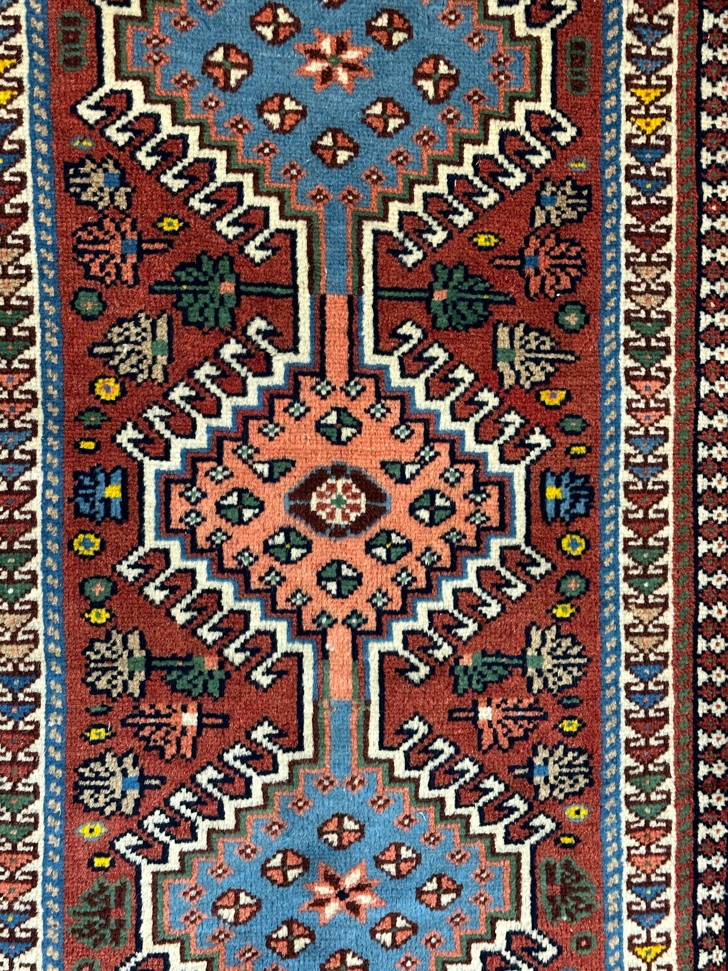 Handgeknüpfter Perser Orientteppich Yalameh 99x54 cm
