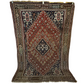 Orientteppich handgeknüpft 242x163 cm antik naturfarben Geschgei Wolle auf wolle